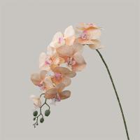 9 ramas artificiales de Phalaenopsis de cabeza, flor de orquídeas de mariposa Artificial hecha a mano realista, flores falsas de tacto Real - details 17