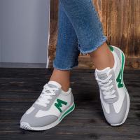 Women's Fashion Sneakers Low Top Lace-Up Breathable PU Leather Casual Running Shoes - details 4