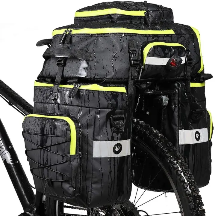 Bolsa para bicicleta Juego de bolsas para alforjas para bicicleta - 1