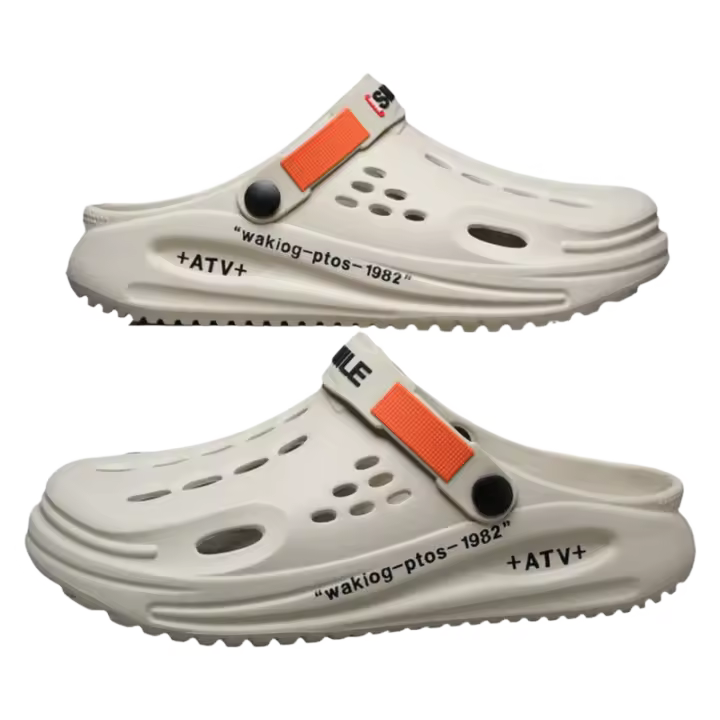 Sandalias De Playa Para Hombre Zapatos Casuales Comodidad Interior Exterior Zapatillas De Jardín Adecuado Para Verano - 1