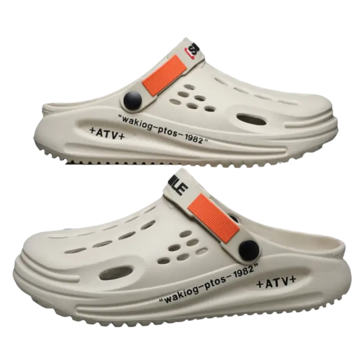 Sandalias De Playa Para Hombre Zapatos Casuales Comodidad Interior Exterior Zapatillas De Jardín Adecuado Para Verano - 1