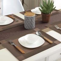 Mantel individual de PVC lavable con aislamiento antideslizante, resistente al desgaste, lavable, resistente al calor, fácil de almacenar, 45x30 cm - details 1
