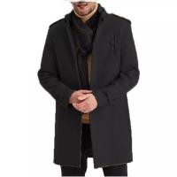 Abrigos de lana informales para hombre, abrigos largos de moda para exteriores - details 5