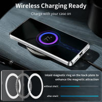 Funda de carga inalámbrica transparente a prueba de golpes para Oneplus 13 12 11 Nothing Phone1 cubierta trasera mate parachoques de aluminio fundas de teléfono acrílicas - details 6
