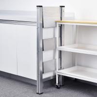 Peldaños de Aluminio, Escalera Pequena Plegable Segura de Hogar con Mecanismo Antiplegado, Taburete Escalera Portatil para Cocina Domestica, Peso Máximo 150kg, Negro - details 22
