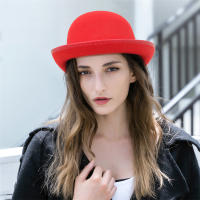 Halloween Men Women Magician Hats Cap Gentleman Jazz Hat Top Hat Black Red Party Bowler Hat - details 13