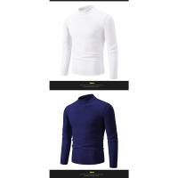 Suéter Casual de Hombre Primavera Moda Básica Sólida Cuello Mock Ajustado Comodidad Tejido de Otoño para Mujeres Material Exterior Viscosa - details 11