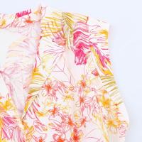 Falda plisada con estampado de moda para mujer, elegante vestido delgado de manga corta con cuello en V, regalo - details 4