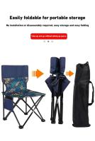 Sillas de exterior, pesca de metal para acampar, senderismo y picnic portátiles, plegables para dibujar la luna, sillas de turismo en la playa - details 0