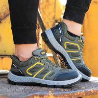 Zapatos de Trabajo de Verano 2025 para Hombres Botas de Acero Indestructibles y Transpirables - details 29