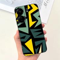 Funda trasera para Xiaomi Poco C65, cubierta suave de silicona líquida mate con estampado de dibujos animados de flores, protección a prueba de golpes - details 12