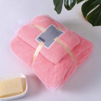 Juego De 2 Toallas De Baño Super Suaves Y Altamente Absorbentes Coral Velvet Para Adultos Uso En Hotel Y Spa Secado Rápido - details 5