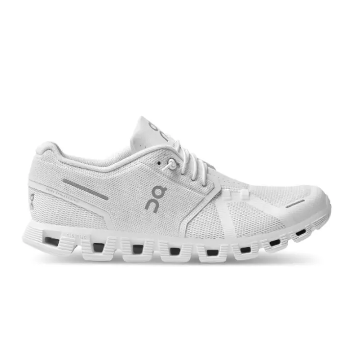 Zapatillas Blancas On Running Cloud 5 Todo Blanco - 1