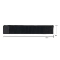 Espinilleras de fútbol, cinta de vendaje fijo, almohadillas para espinillas, evita caídas, Vendaje deportivo elástico ajustable, blanco, 1 par - details 1