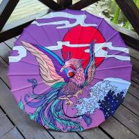 Paraguas de Bambú de Seda Hecho a Mano Arte Clásico de Baile Japonés Flor de Cercero para Bodas, Fiestas, Fotos - details 10