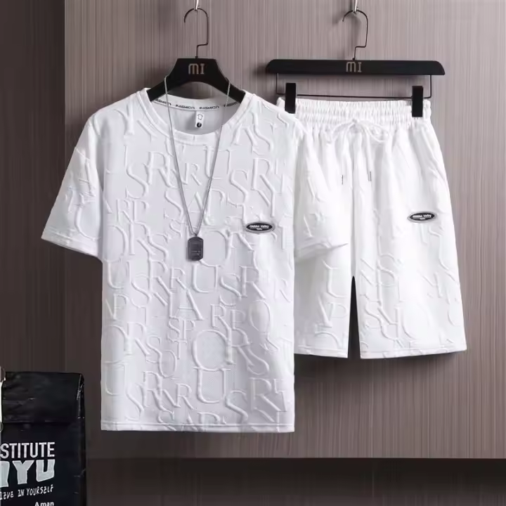Camiseta deportiva informal de manga corta para hombre, moda de verano 2024 - 1