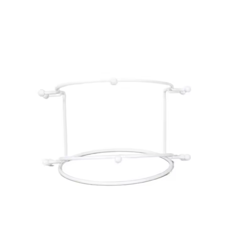 Soporte de exhibición de corona de hierro único, estante de almacenamiento de corona de alta capacidad de tres niveles, soporte de corona dorada para exposición - 1