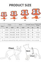 Conjunto de arnés y correa reflectante para perro y gato, chaleco ajustable para caminar al aire libre, perros pequeños y medianos - details 1