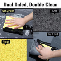 Toalla de Microfibra Super Absorbente 30x60CM para Lavado de Coches y Limpieza de Ventanas Herramientas de Limpieza Doméstica Polishing - details 1
