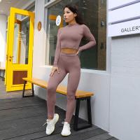 Conjunto deportivo de dos piezas de manga larga, nuevo traje informal de moda para mujer - details 79