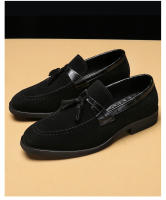Zapatos de cuero de los hombres de la nueva moda de negocios puntiagudos zapatos de los hombres británico Su Liu versátil casual un pedal - details 11