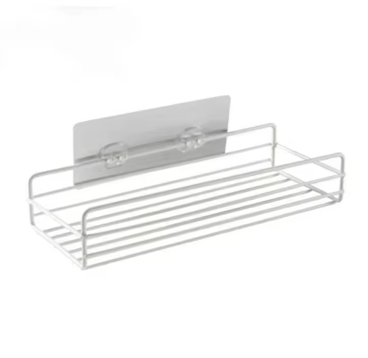 Mampara de ducha ducha no perforada atenuación blanco negro, cesta de succión, rejilla de atenuación, accesorios de baño y cocina MJ - 1