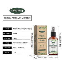 Spray nutritivo para el crecimiento denso y oscuro del cabello, masaje nutritivo para el cuero cabelludo con romero - details 0