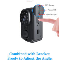Minicámara de seguridad Full HD para coche, videocámara de bolsillo con visión nocturna, detección de movimiento, grabadora de vídeo PIR en espera, 1080P - details 19