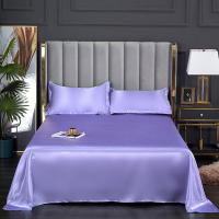 Bonenjoy-sábana lisa y sedosa para el hogar, ropa de cama de Color sólido, estilo lujoso, sin funda de almohada, 1 unidad - details 22