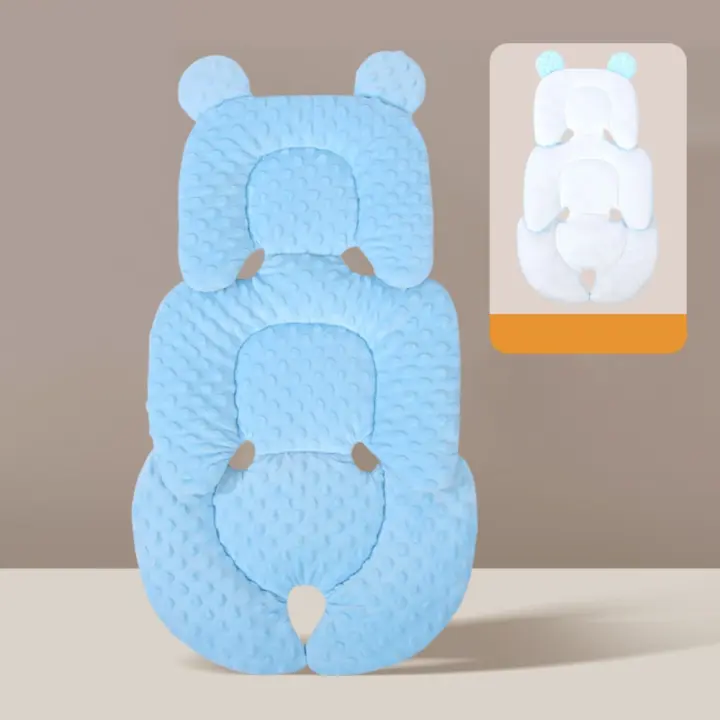 Cojín para cochecito de bebé de Color sólido, accesorios para cochecito, forro para asiento, alfombrilla para cochecito de bebé, cojín para asiento de bebé - 1