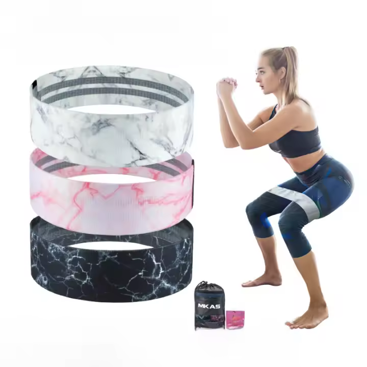 Conjunto de bandas de resistencia para ejercicio físico, bandas elásticas para glúteos, logotipo, entrenamiento, deporte, Yoga, fuerza, equipo de gimnasio - 1