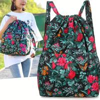 Mochila clásica y versátil con cordón, mochila de almacenamiento portátil, mochila casual para mujeres para actividades al aire libre - details 1