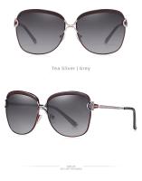 Gafas de Sol Polarizadas para Mujeres Lente de Gradiente Oculos de Sol Cuadrados de Marca de Lujo - details 17