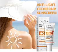 SADOER Spf 90+ Protector Solar para uso en todo el cuerpo Protector Solar resistente a los rayos UV reparación bloqueador Solar Protector Solar Facial - details 1