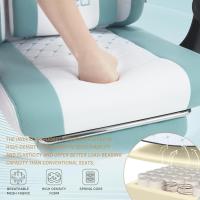 Silla de Juego Ergonómica Oficina con Soporte Lumbar Masaje y Reposapiés Extraible - details 12