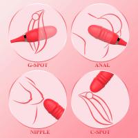 Vibrador telescópico para mujer, mamada, estimulación del clítoris, consolador con forma de huevo, juguete sexual para mujer, bragas con forma de huevo, Juguetes sexuales para adultos - details 3