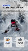Gafas de Nieve Photochromáticas KAPVOE Máscara de Esquí y Snowboard con Lente Anti-Niebla UV400 para Hombres y Mujeres Gafas de Sol Deportivas y al Aire Libre - details 2