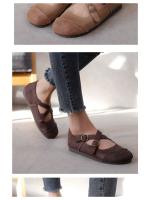 Zapatos de mujer de cuero genuino estilo nuevo 2025 Comodos y versátiles para mamás - details 2