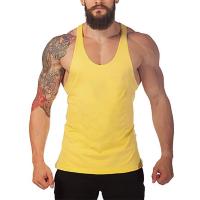 Men's Summer Gym Stringer Cotton Y Back Sleeveless Shirt Men Bodybuilding Tank Tops Workout Singlets Sport Vest Fitness Clothing - details 9