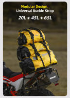 Rhinowalk-bolsa para sillín de motocicleta, 20L/45L/65L, impermeable, para asiento trasero de Motor, paquete trasero, equipaje de viaje de secado rápido - details 6