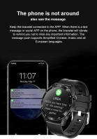 Reloj inteligente con pantalla completamente táctil de 1,28 pulgadas, oxígeno, presión arterial, prueba de frecuencia cardíaca, recordatorio de llamadas entrantes, IP67 - details 11