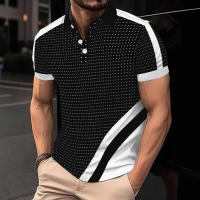 Polo de verano camisa de polo deportiva de moda para hombre con botones - details 5