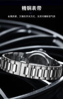 Reloj de hombre resistente al agua de cuarzo con calendario luminoso y correa de acero inoxidable - details 13
