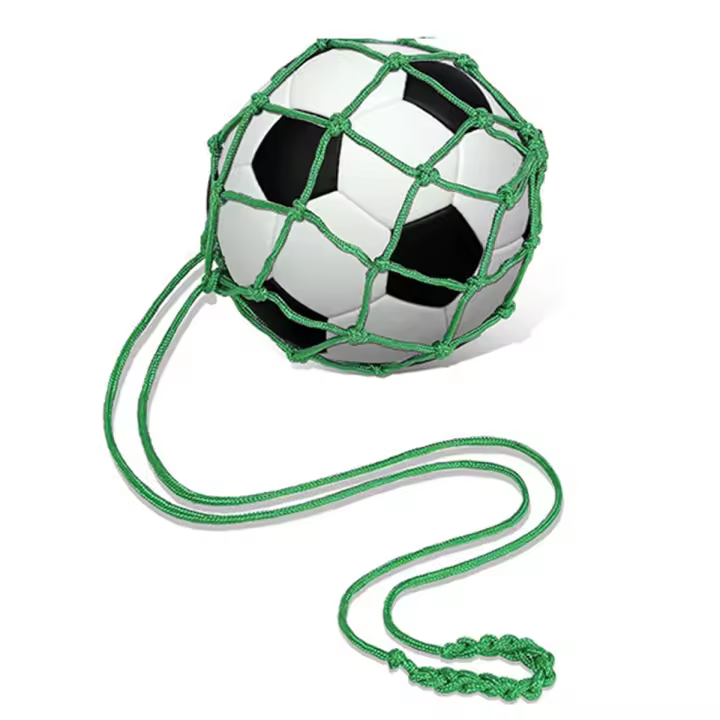 Bolsa de red para pelota de fútbol verde, bolsa de red para entrenamiento de fútbol, bolsa portátil para pelota (no incluye fútbol) - 1