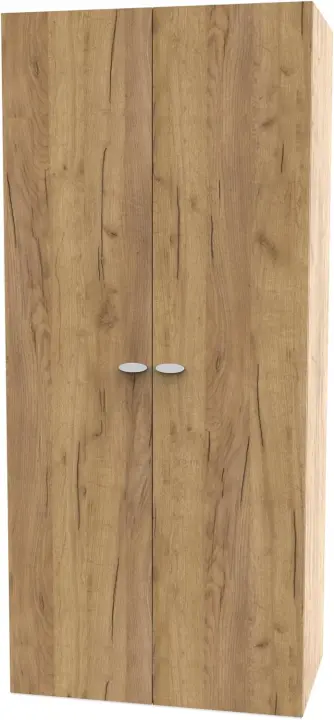 Armario Dormitorio Ropero 2 Puertas, 180x79x52 cm(Alto x Ancho x Fondo), Mueble Auxiliar Moderno - 1