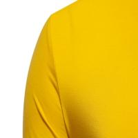 Camiseta de manga larga con cuello medio alto para hombre, Jersey informal de Color sólido, ropa interior - details 69