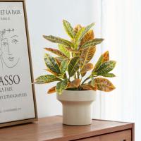 Plantas Artificiales de Tropico Pinos Banyan Falsos para Decoración de Jardín en Casa - details 2