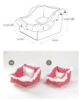 Truelove-cama antideslizante para mascotas, cómoda y duradera, almohadilla lavable y transpirable, diseño floral, TLR2101, gran oferta - details 2
