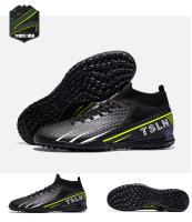Zapatos de fútbol de marca para hombre, botas de fútbol de tobillo alto Unisex para exteriores, zapatillas cómodas de entrenamiento deportivo de fútbol sala FG/TF - details 41