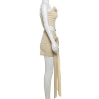 BUNO-Conjunto elegante de 2 piezas de gato extraño para mujer Y2K, Tops sin tirantes con flores de verano + nudo de melocotón a juego a la cadera, ropa para discoteca de vacaciones de tendencia de verano - details 6